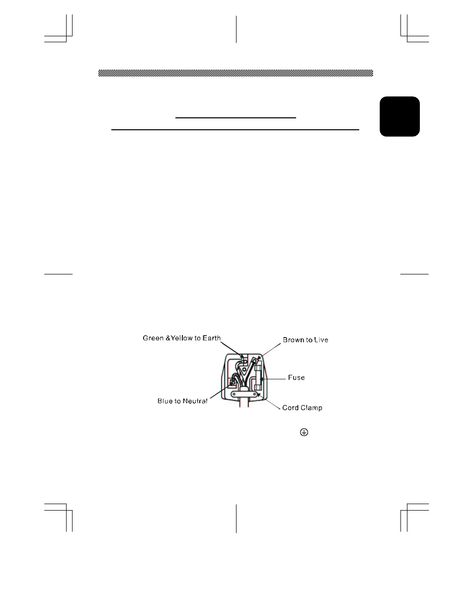 Or the, Ustomers in the, For the customers in the uk | Hitachi CML152XW User Manual | Page 14 / 31