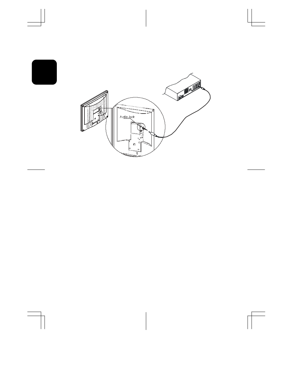 Onnecting the, Udio, Able | Etting, P the, Lcd m, Onitor, Ower, Anagement, Ystem | Hitachi CML152XW User Manual | Page 19 / 31