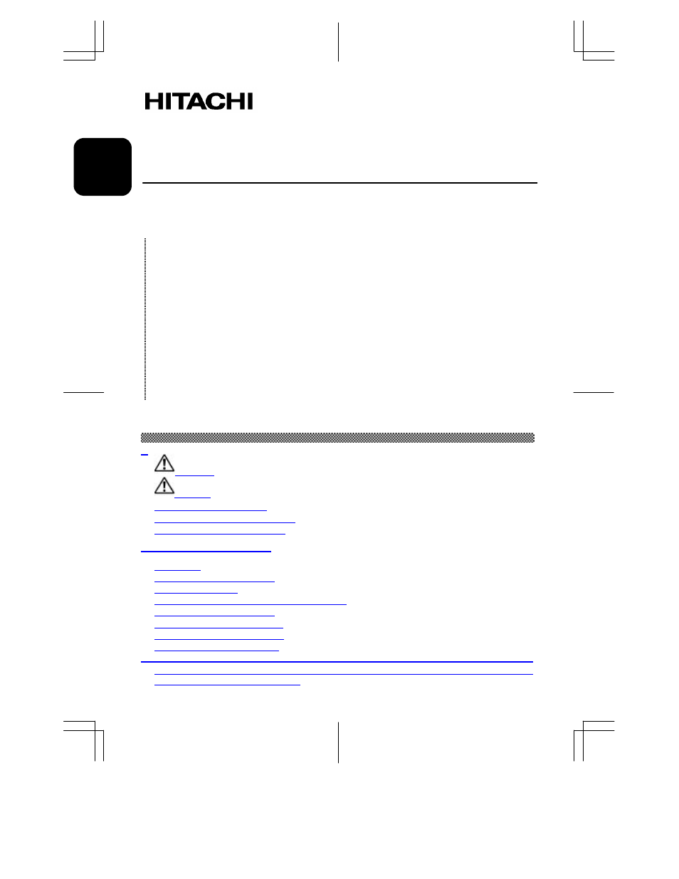 Hitachi CML152XW User Manual | Page 5 / 31