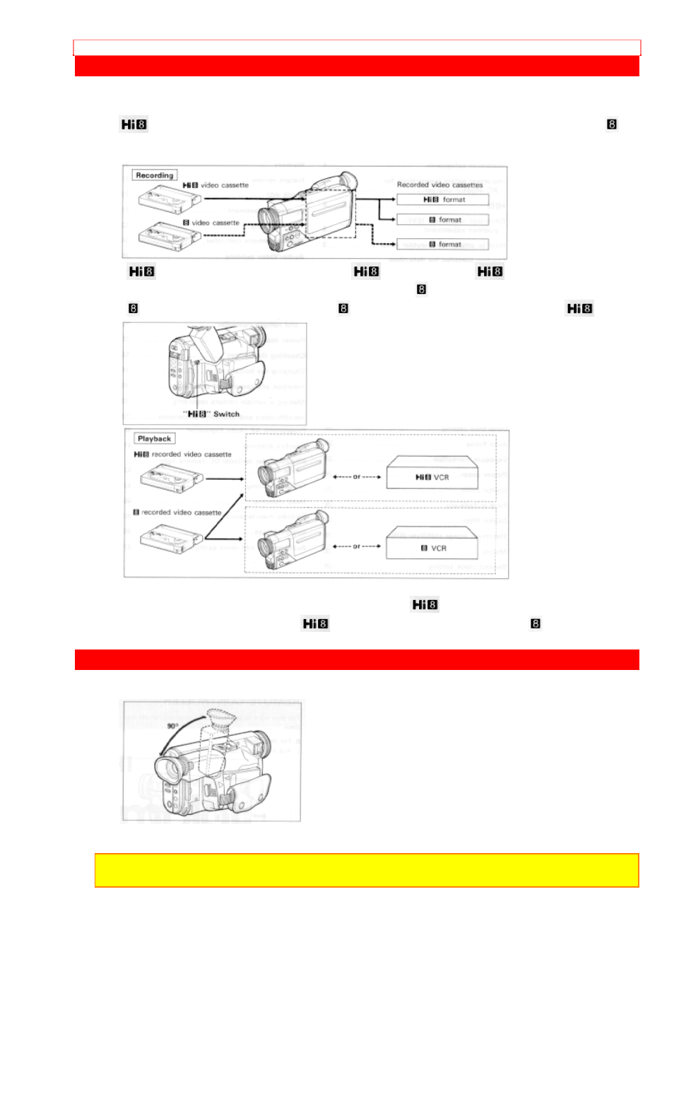 Electronic viewfinder (evf) position adjustment | Hitachi VM-H38A User Manual | Page 10 / 53