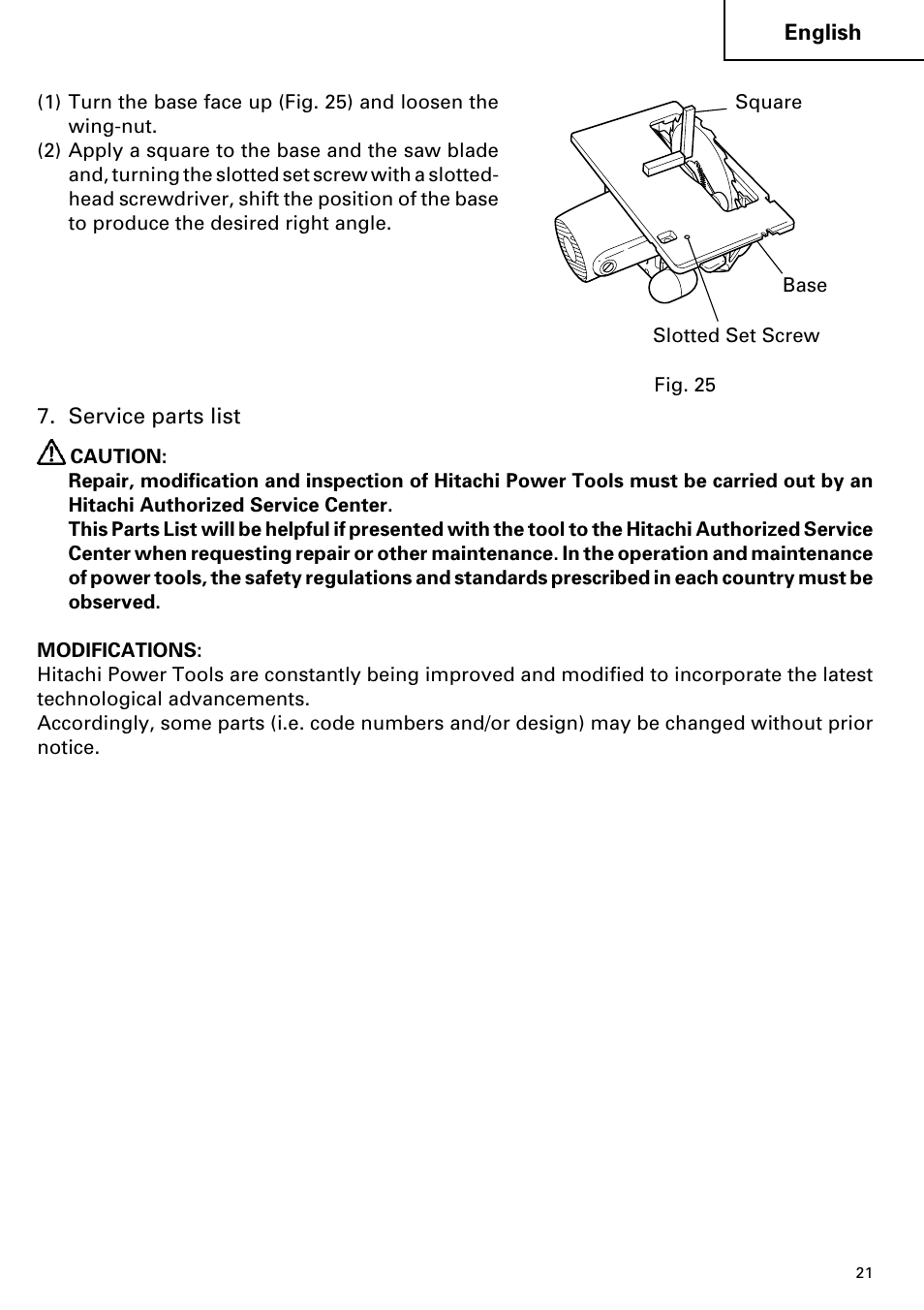 Hitachi C 7YA User Manual | Page 21 / 68