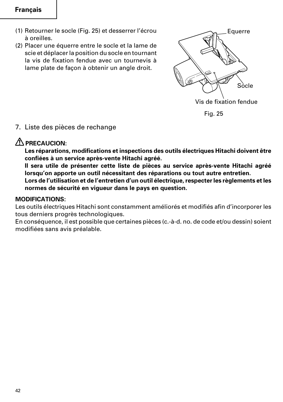 Hitachi C 7YA User Manual | Page 42 / 68