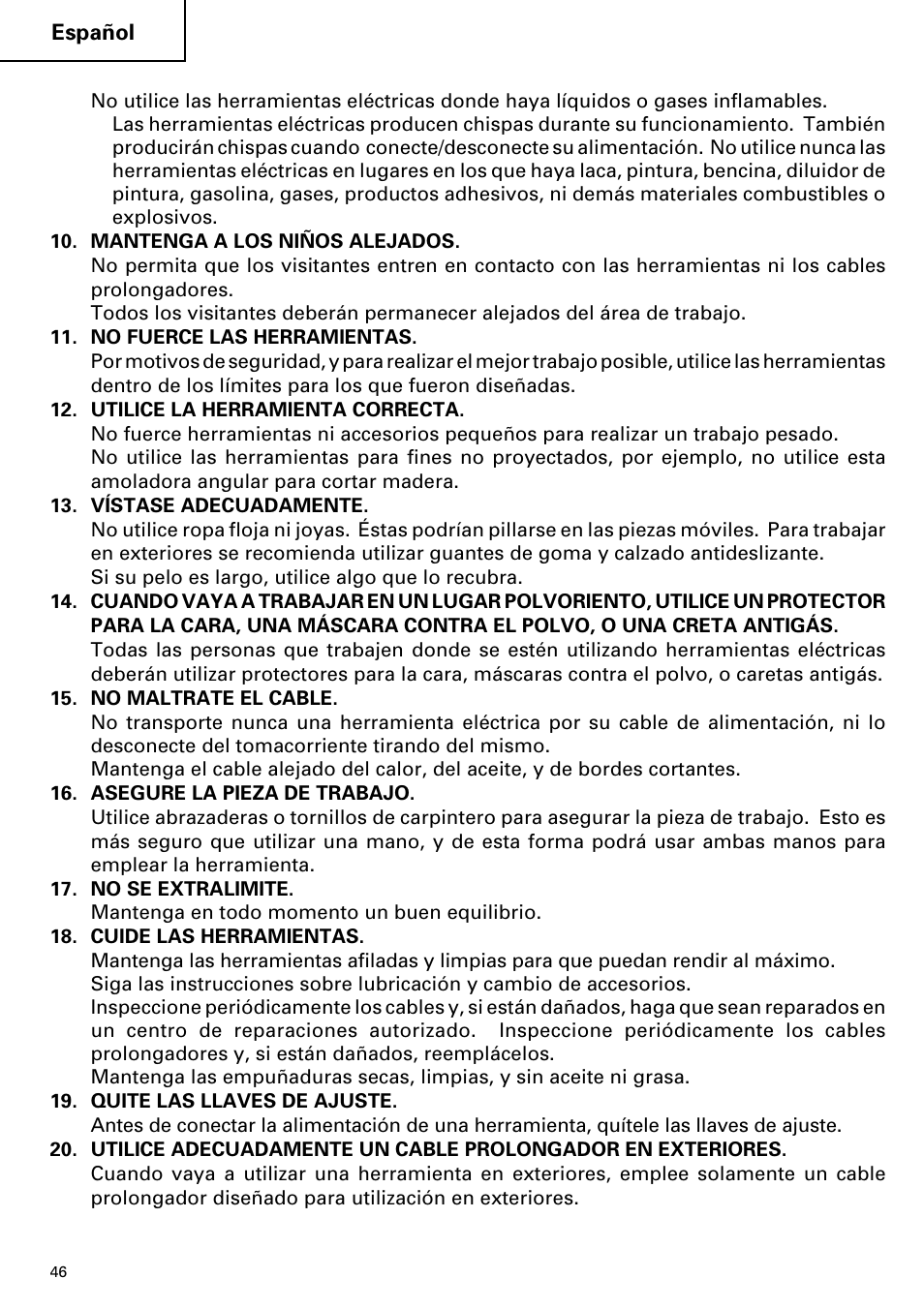 Hitachi C 7YA User Manual | Page 46 / 68