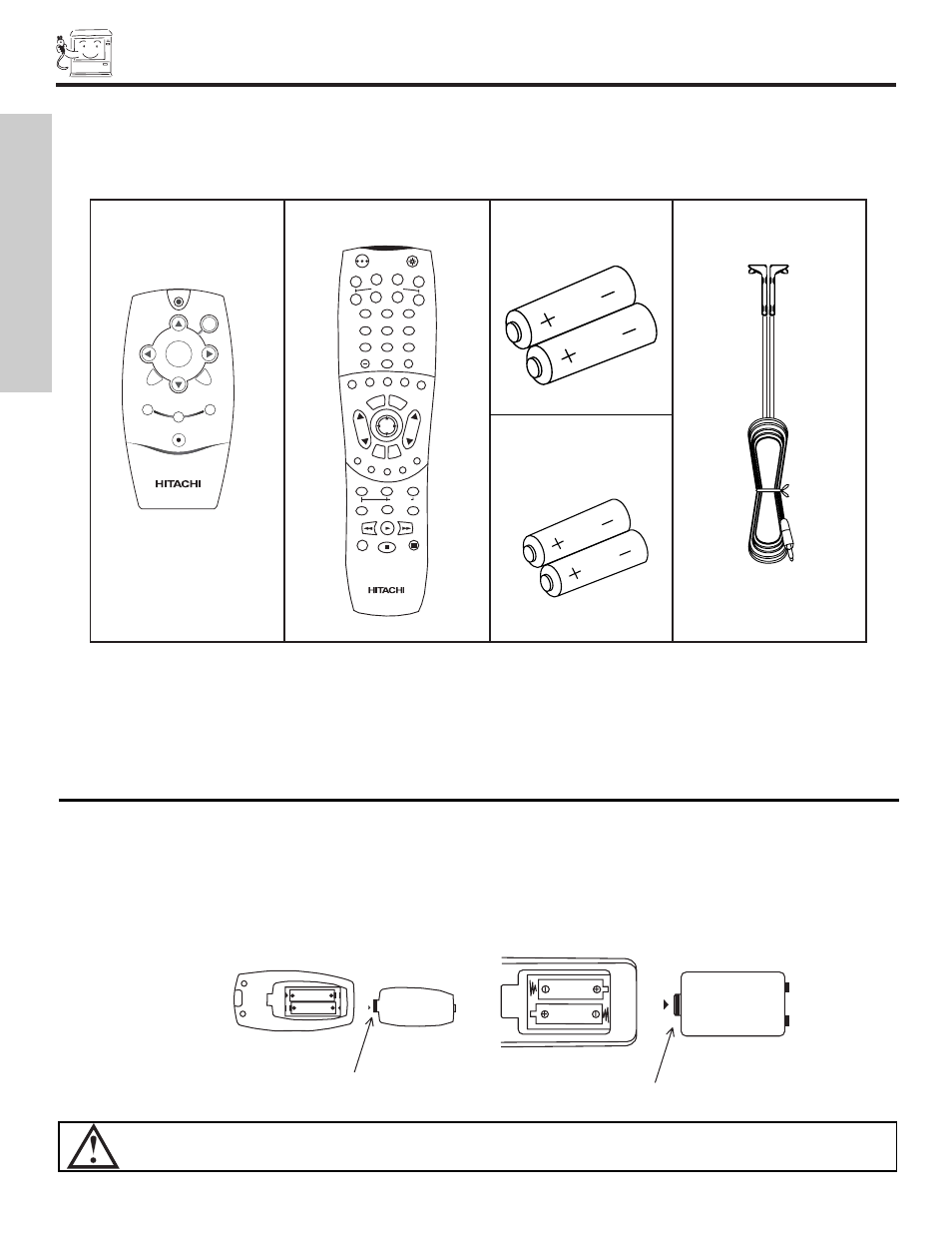 Accessories, First time use, Bottom view | Hitachi 65T500A User Manual | Page 4 / 80