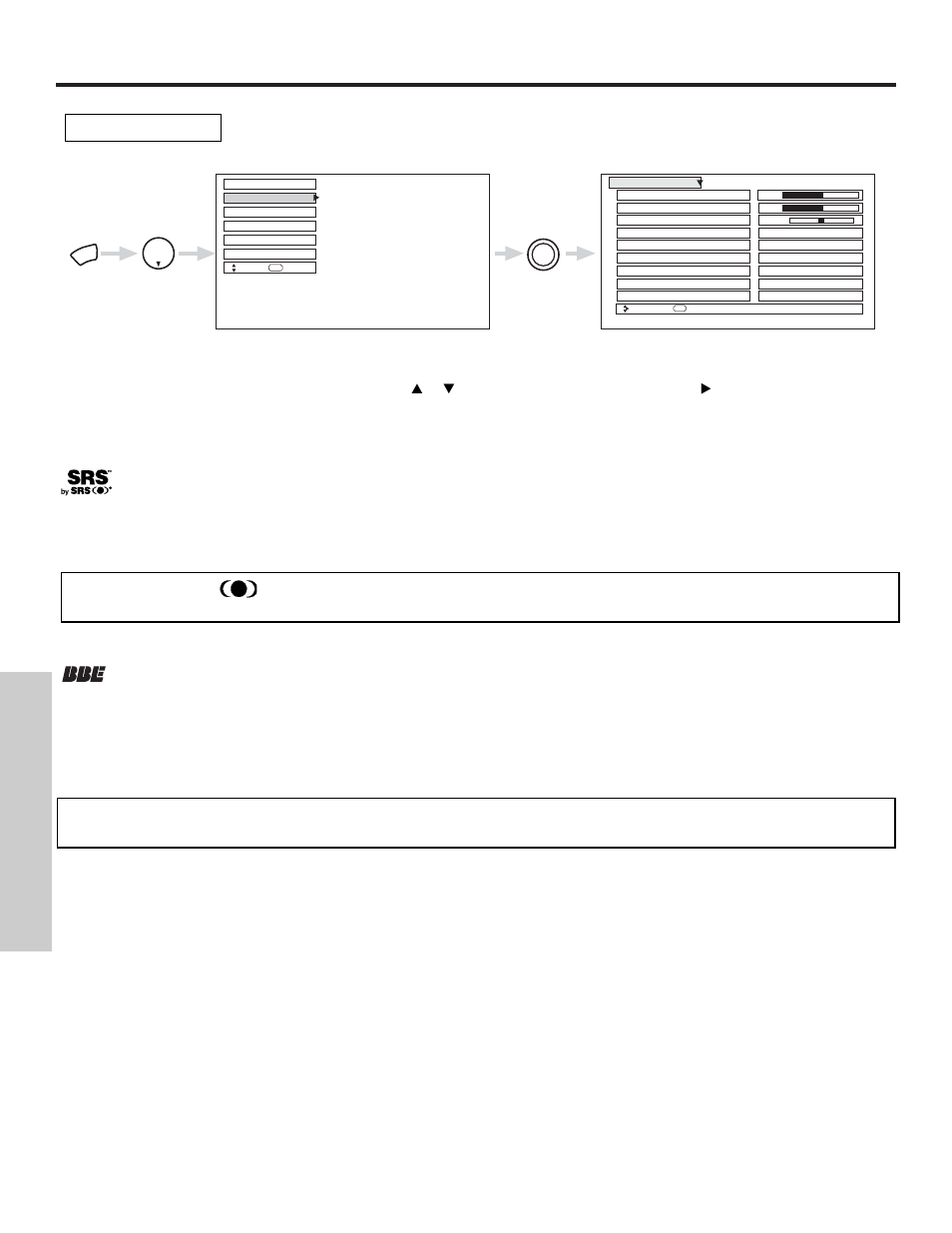 Audio, On-screen displa y | Hitachi 65T500A User Manual | Page 52 / 80