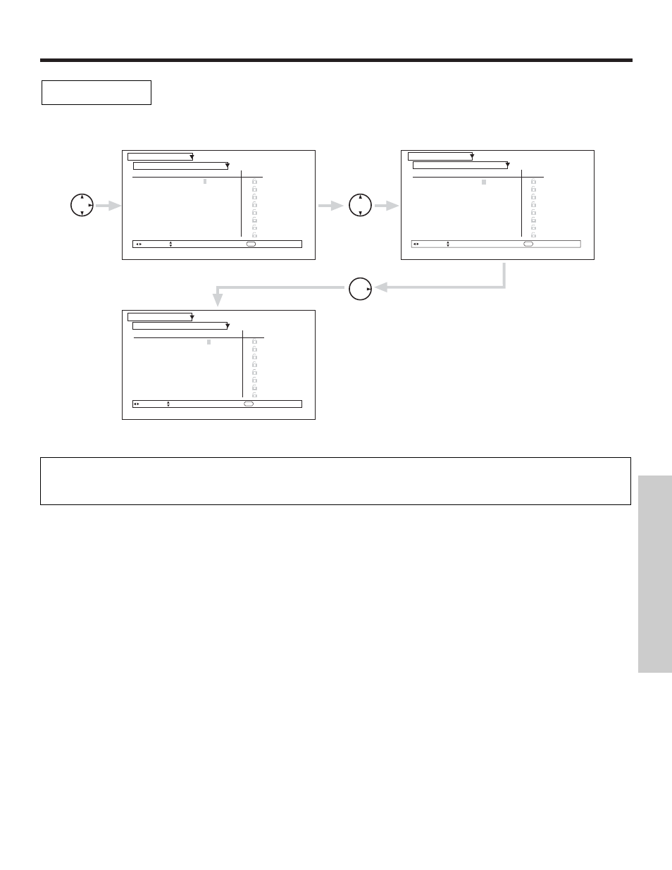 Channel manager, On-screen displa y | Hitachi 65T500A User Manual | Page 57 / 80