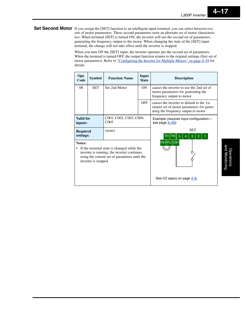Set second motor | Hitachi L300P User Manual | Page 147 / 264