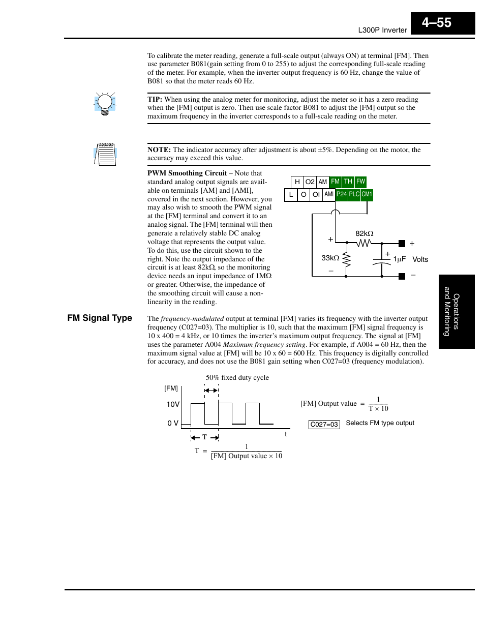 Fm signal type | Hitachi L300P User Manual | Page 185 / 264