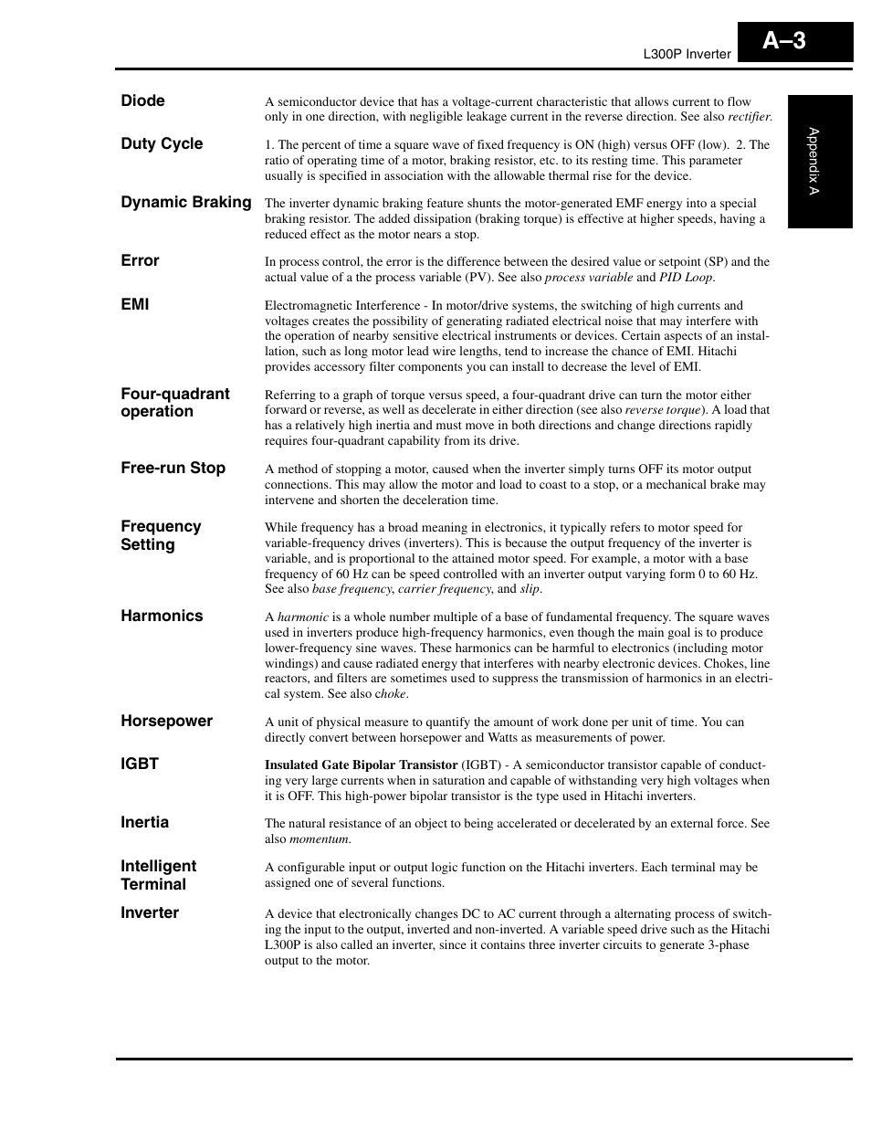Hitachi L300P User Manual | Page 223 / 264