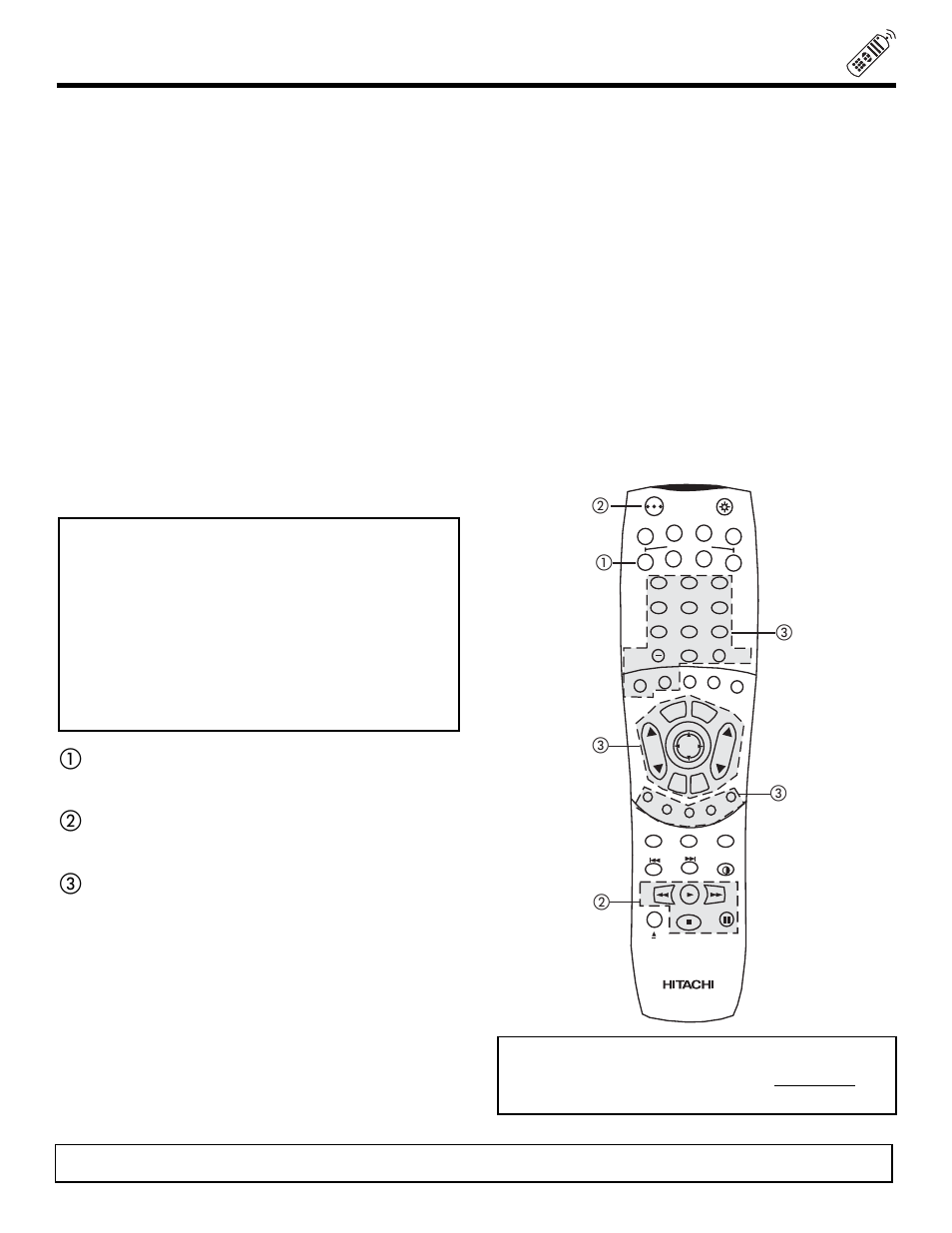 My auxiliary equipment code is, ቢባ ቤ ባ ቤ | Hitachi 46W500 User Manual | Page 33 / 92