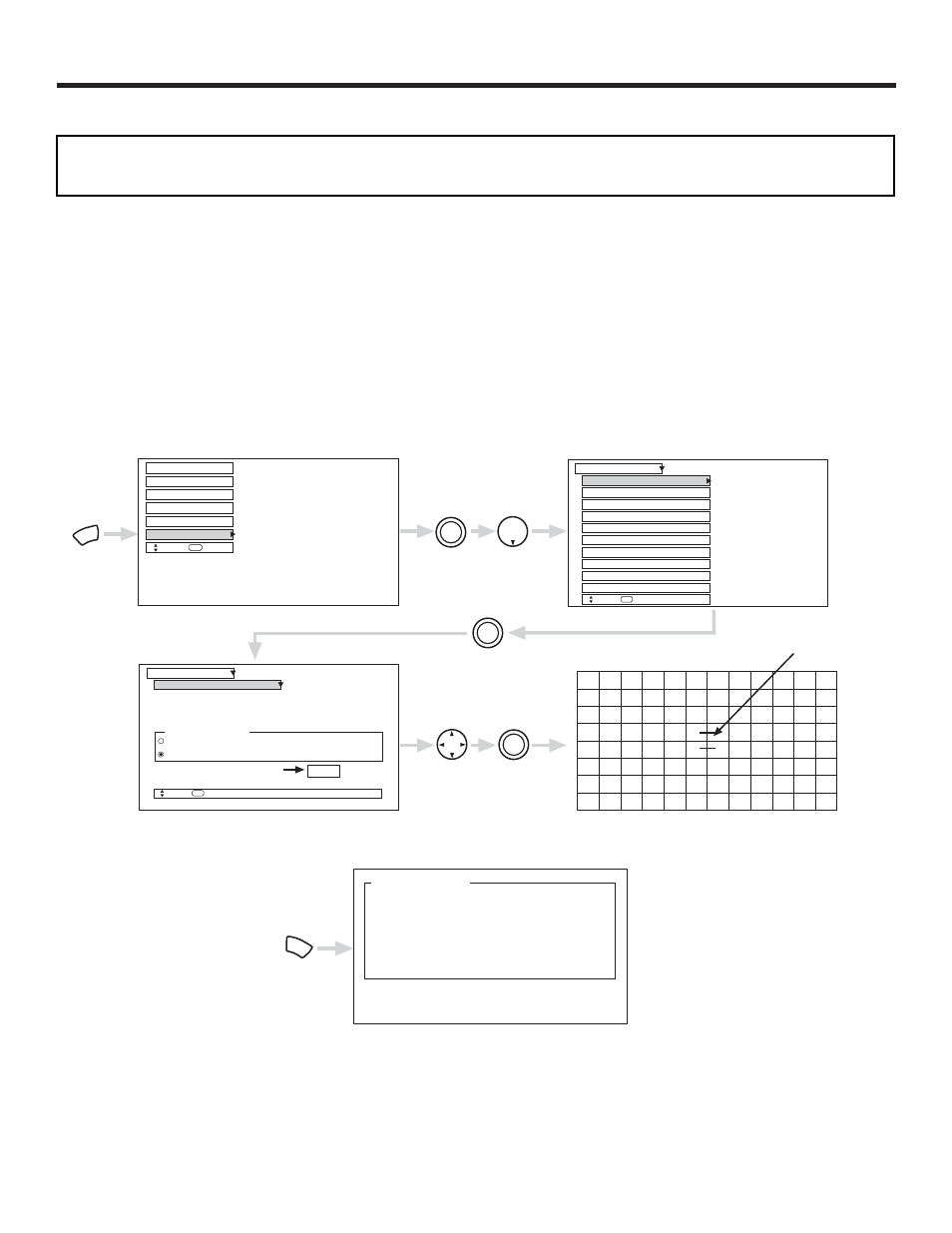 Setup, Adjustment point cursor | Hitachi 46W500 User Manual | Page 57 / 92