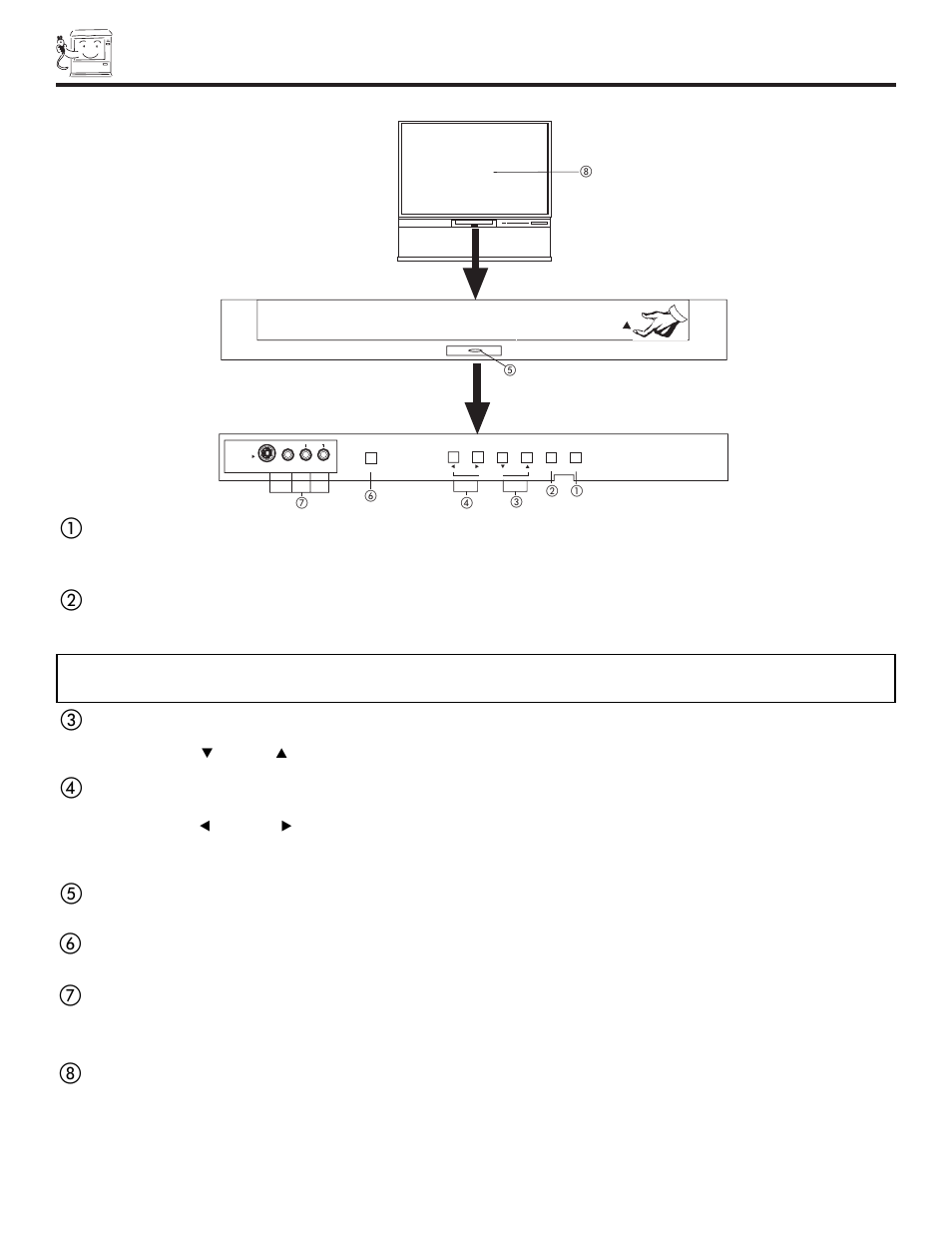 Front panel controls | Hitachi 46W500 User Manual | Page 8 / 92