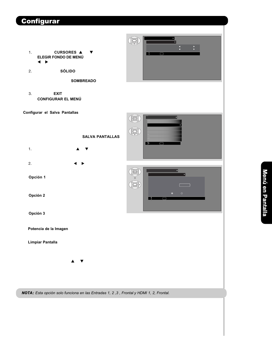 Configurar | Hitachi P50H401 User Manual | Page 115 / 144