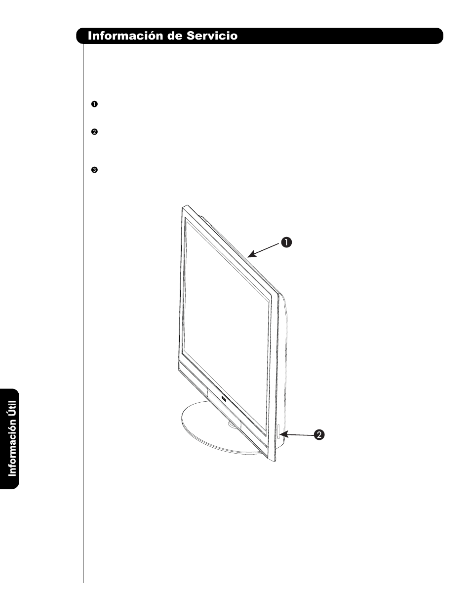 Información de servicio | Hitachi P50H401 User Manual | Page 128 / 144