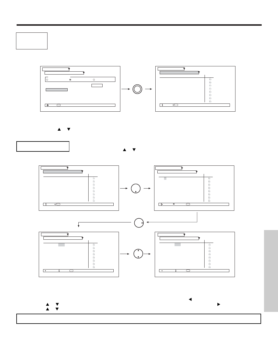 Channel manager, Channel list, On-screen displa y | Hitachi 51S700 User Manual | Page 55 / 80