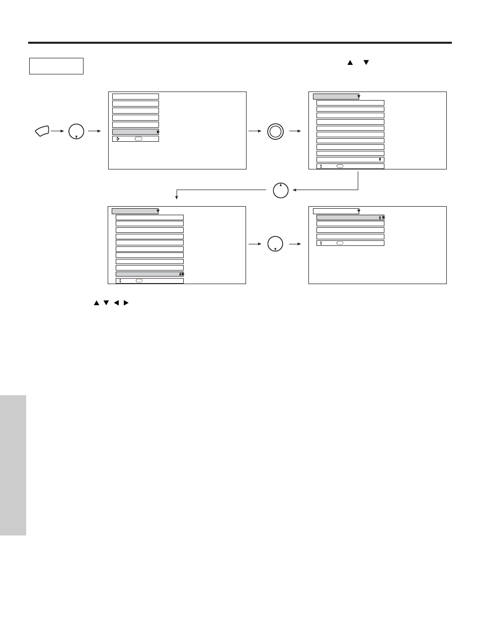 Setup, On-screen displa y | Hitachi 51S700 User Manual | Page 62 / 80
