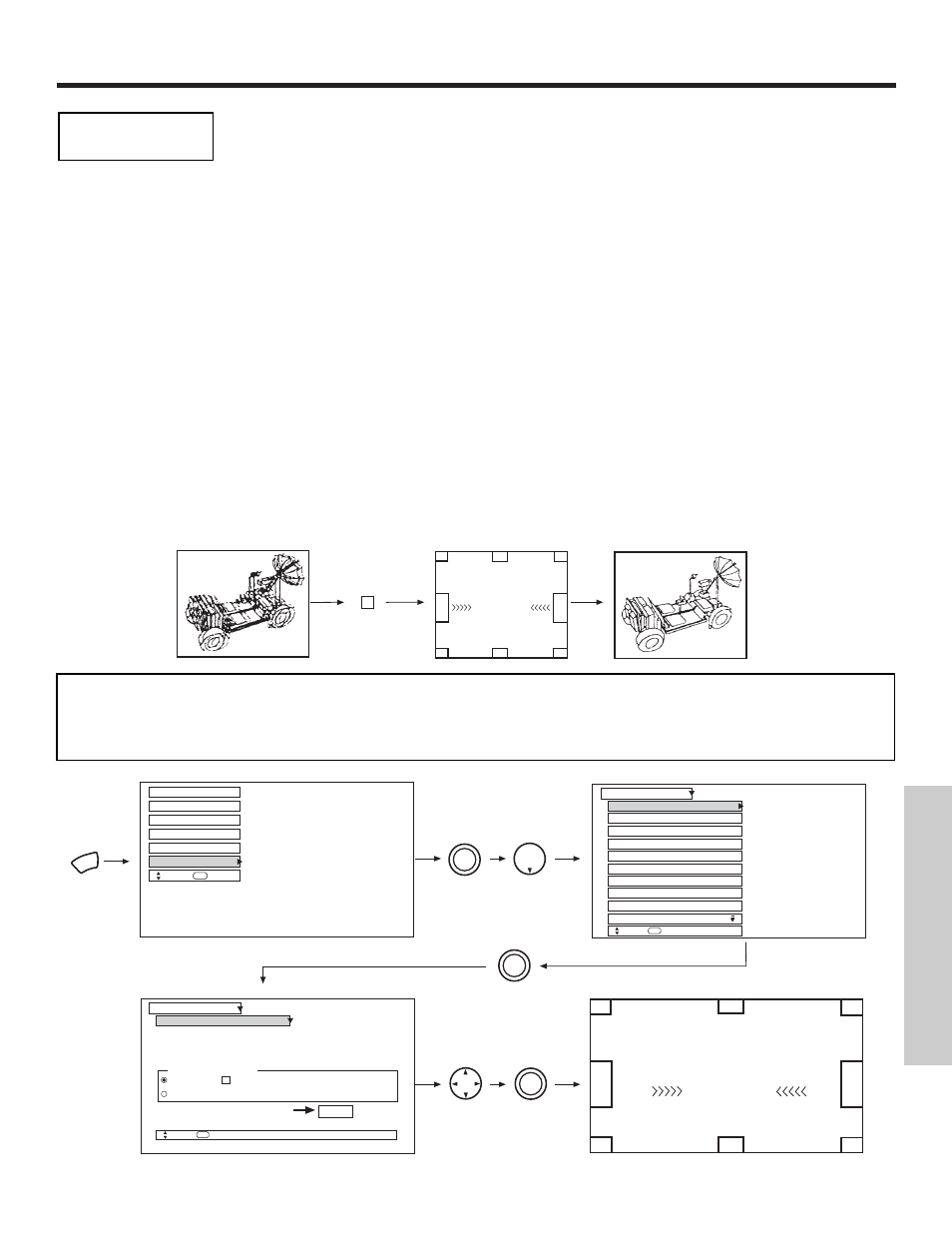 Setup, On-screen displa y, Magic focus | Hitachi 51S700 User Manual | Page 63 / 80