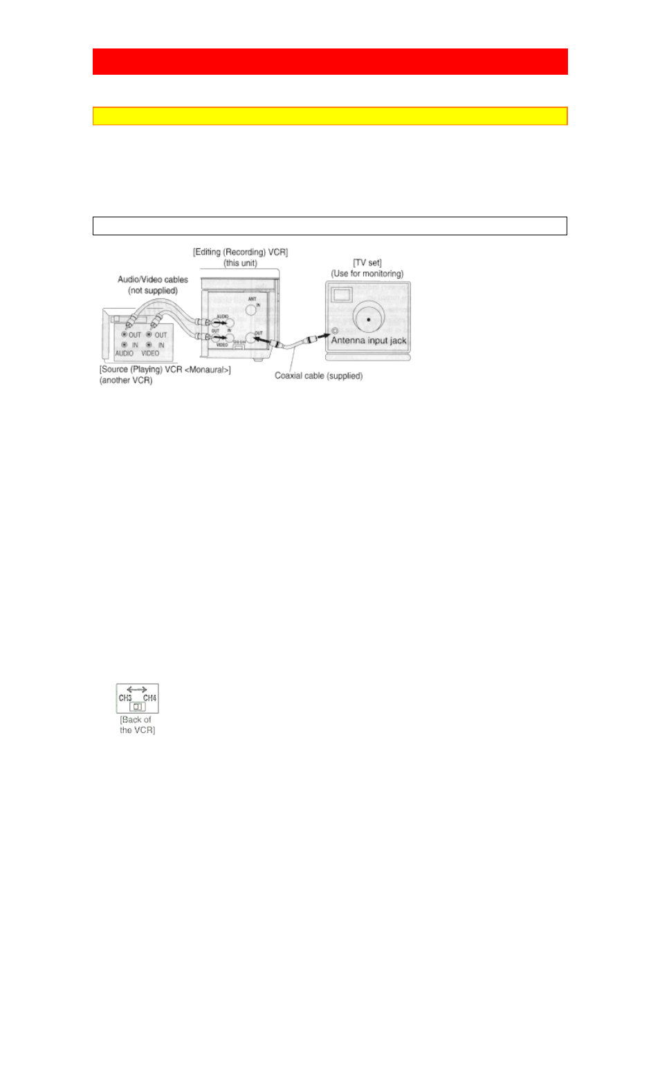 Copying a video tape pg. 30, To monitor the recording | Hitachi VT-MX4530A User Manual | Page 39 / 46