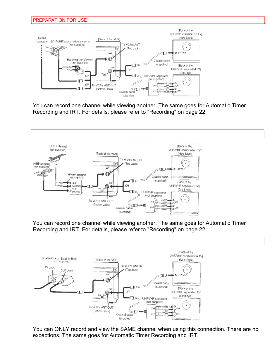 Hitachi VT-MX4430A User Manual | Page 18 / 68