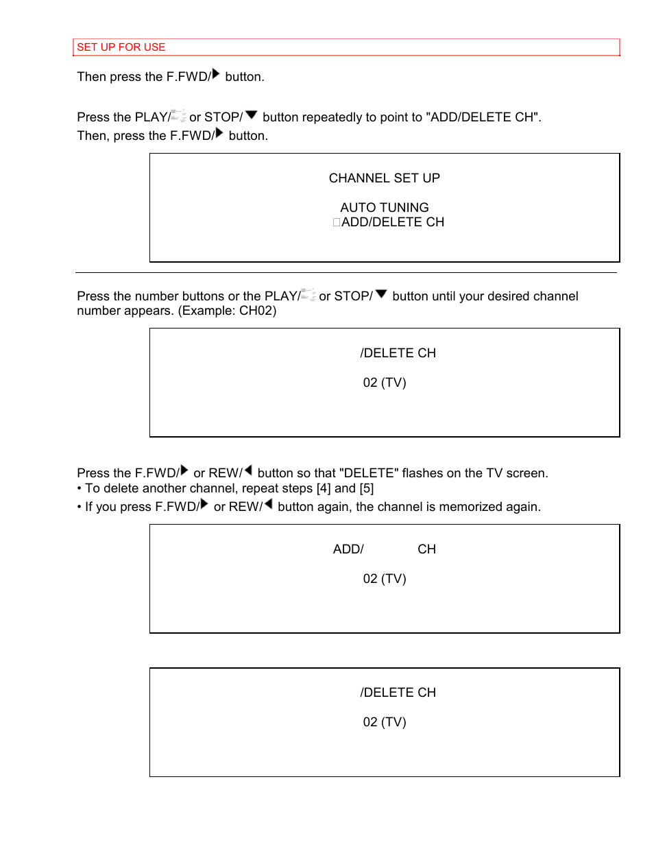 Hitachi VT-MX4430A User Manual | Page 29 / 68