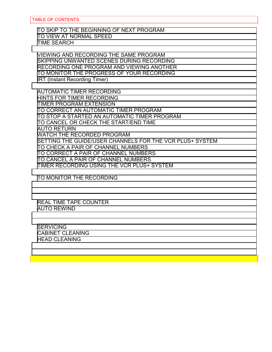 Hitachi VT-MX4430A User Manual | Page 3 / 68