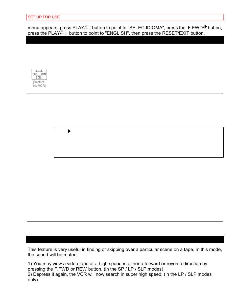 Normal playback picture search | Hitachi VT-MX4430A User Manual | Page 31 / 68