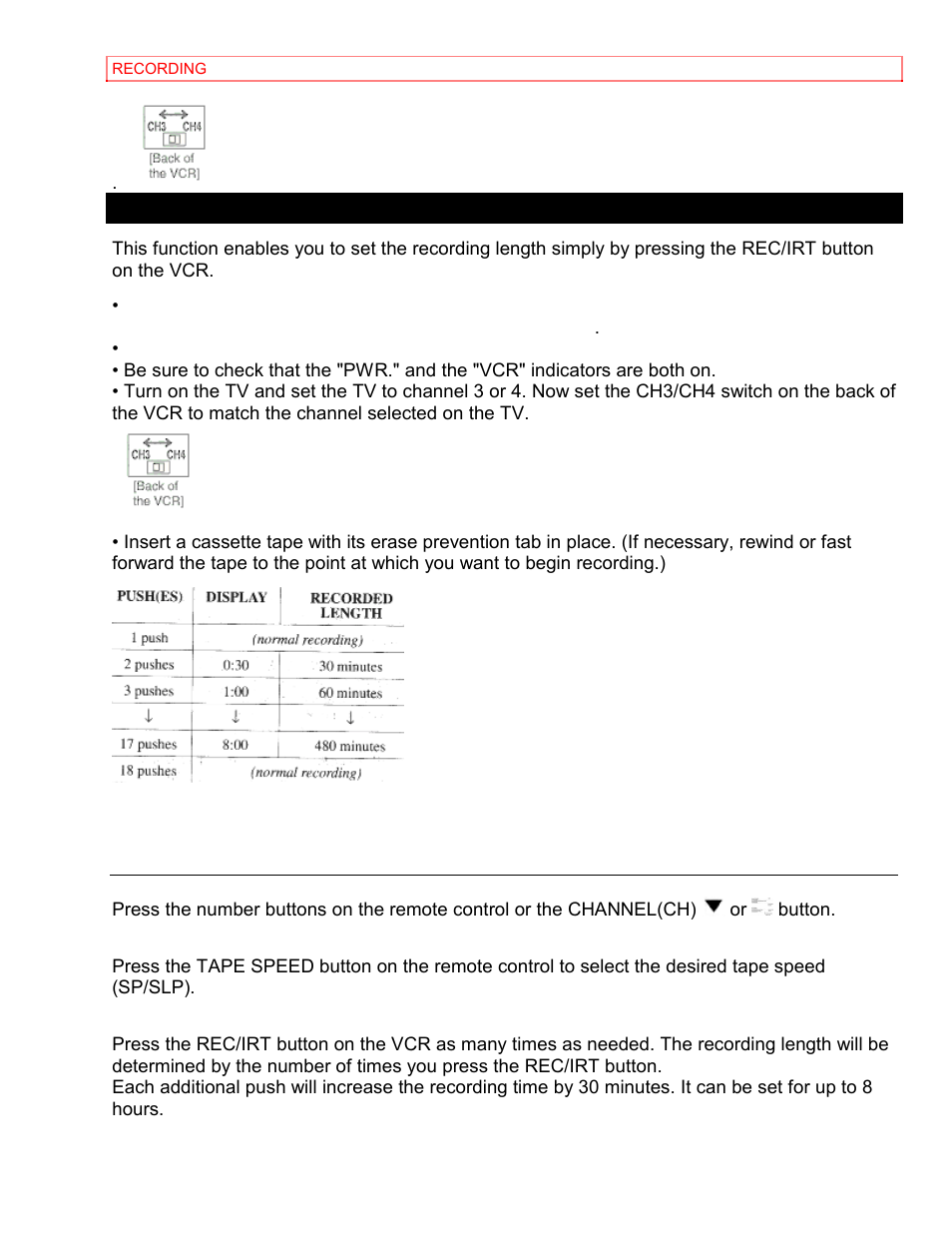 Irt (instant recording timer) | Hitachi VT-MX4430A User Manual | Page 42 / 68