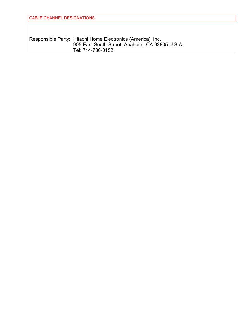 Hitachi VT-MX4430A User Manual | Page 68 / 68