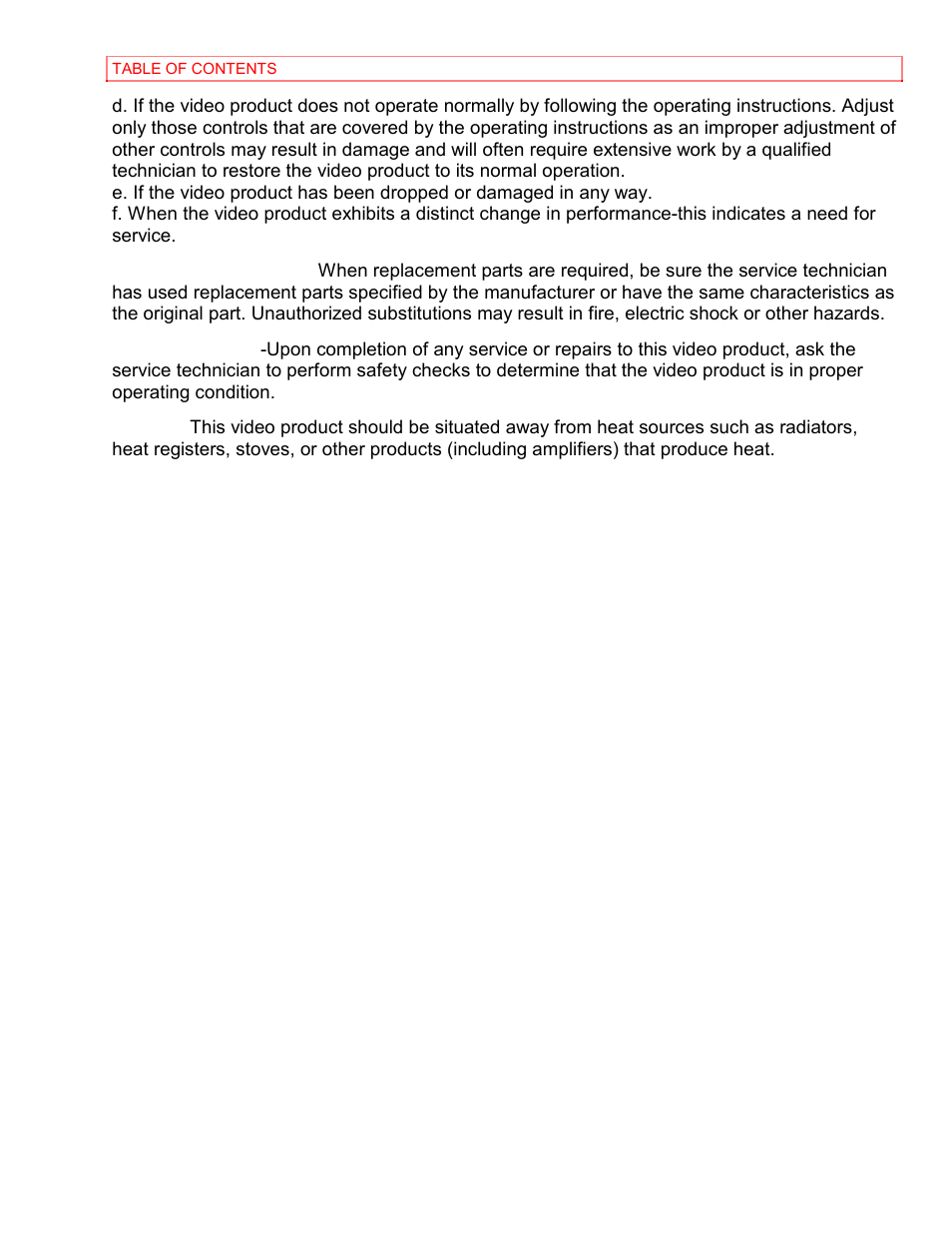 Hitachi VT-MX4430A User Manual | Page 7 / 68
