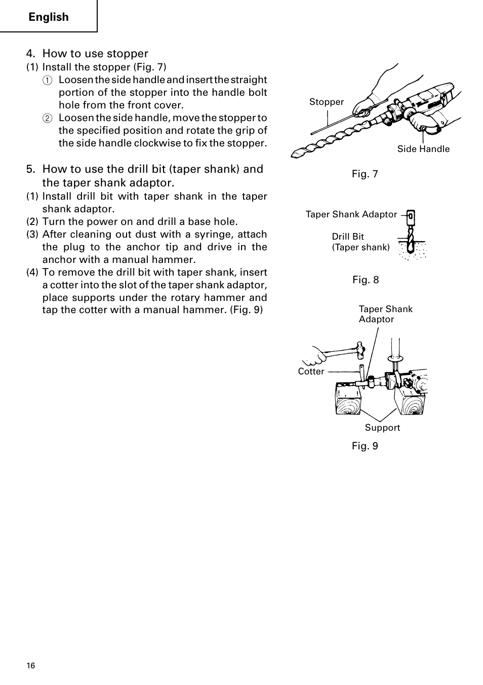 Hitachi DH 38YE User Manual | Page 16 / 64