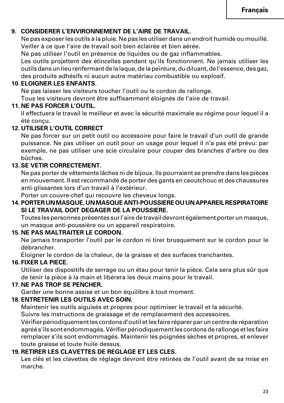 Hitachi DH 38YE User Manual | Page 23 / 64