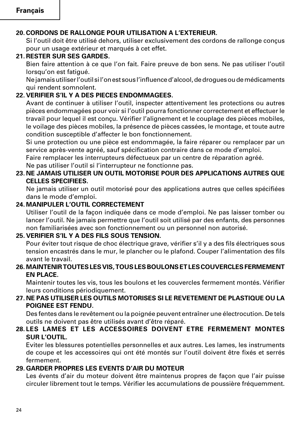 Hitachi DH 38YE User Manual | Page 24 / 64