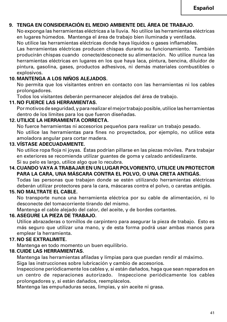 Hitachi DH 38YE User Manual | Page 41 / 64