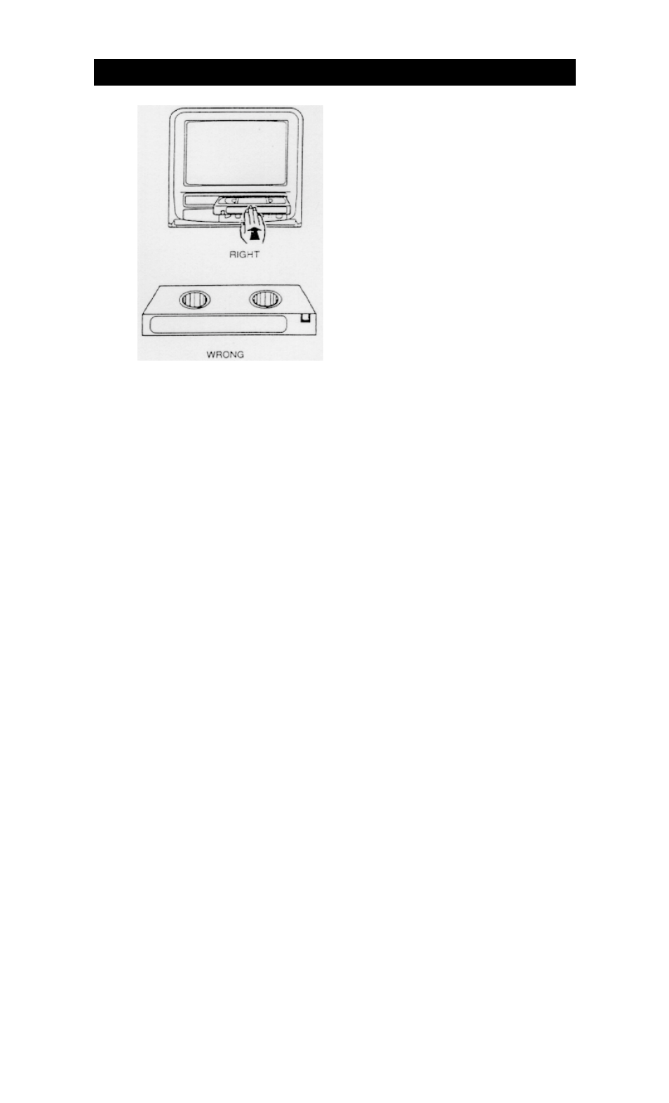 Tape storage, About videocassette tapes | Hitachi 20VR4B User Manual | Page 29 / 46
