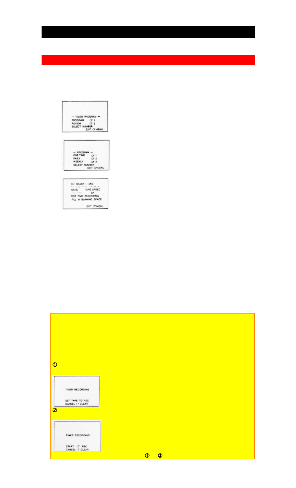 Delayed recording steps | Hitachi 20VR4B User Manual | Page 38 / 46