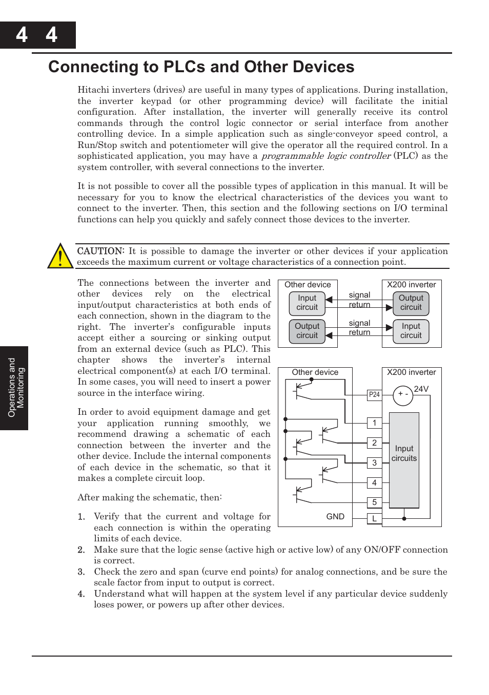 Connecting to plcs and other devices -4, Connecting to plcs and other devices | Hitachi CONVENTION 14 User Manual | Page 153 / 305