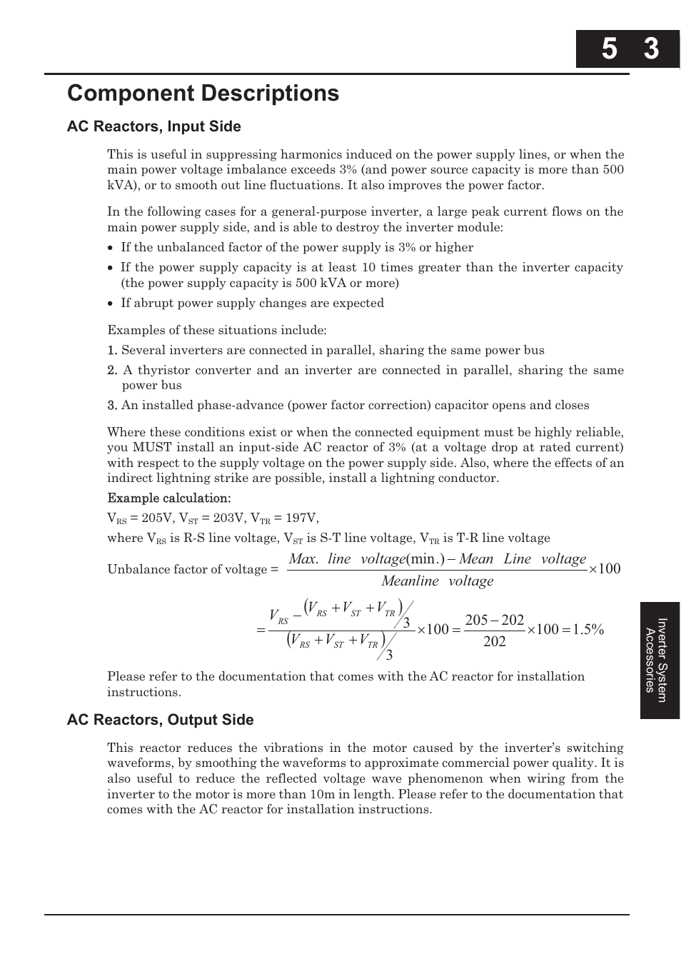 Component description -3, Component description, Component descriptions | Hitachi CONVENTION 14 User Manual | Page 214 / 305