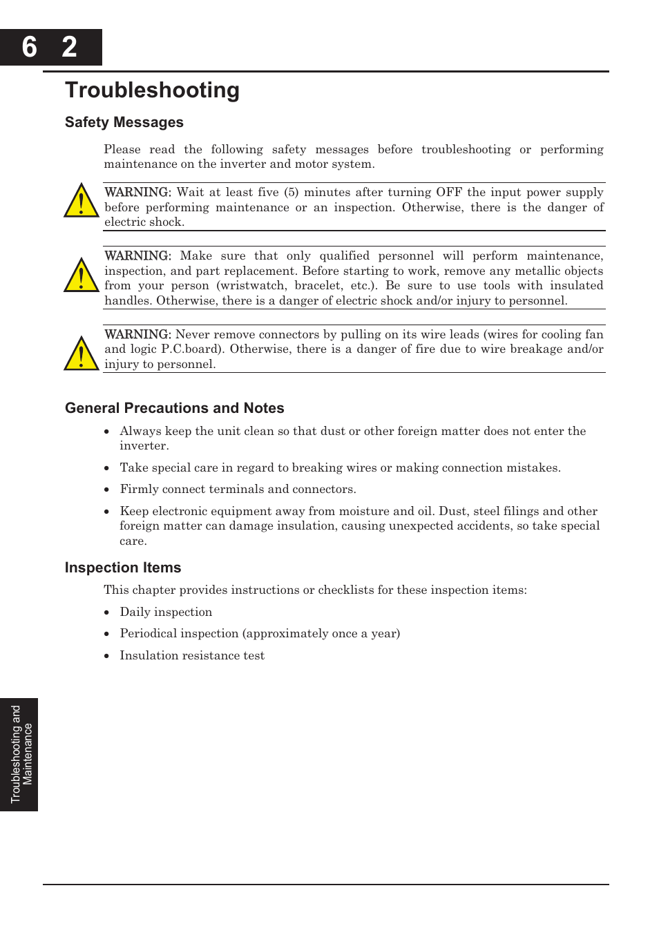 Troubleshooting -2, Troubleshooting | Hitachi CONVENTION 14 User Manual | Page 221 / 305