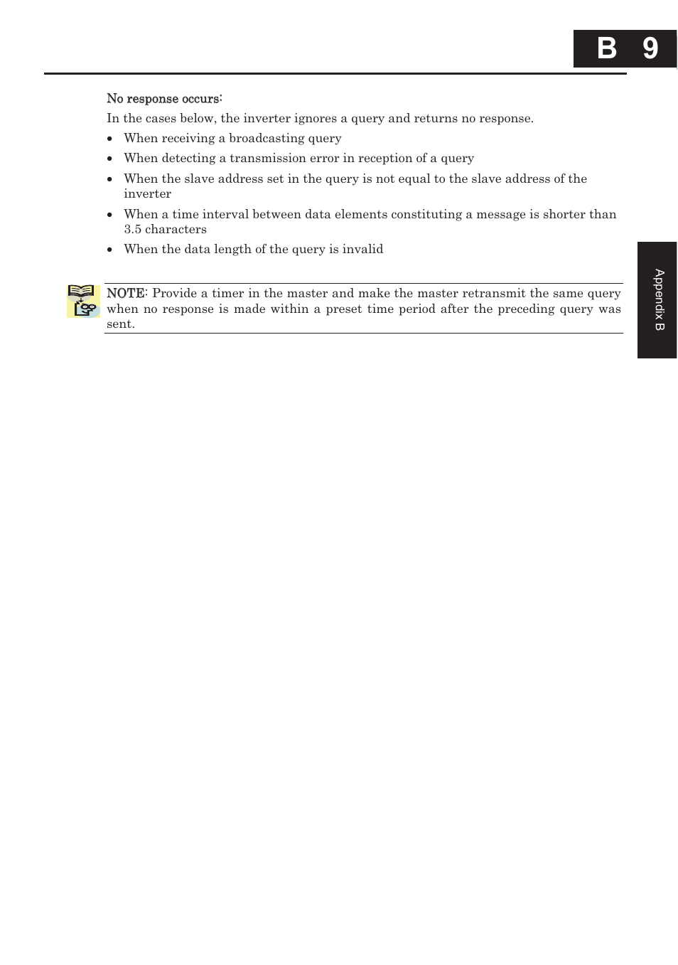 B 9 | Hitachi CONVENTION 14 User Manual | Page 252 / 305