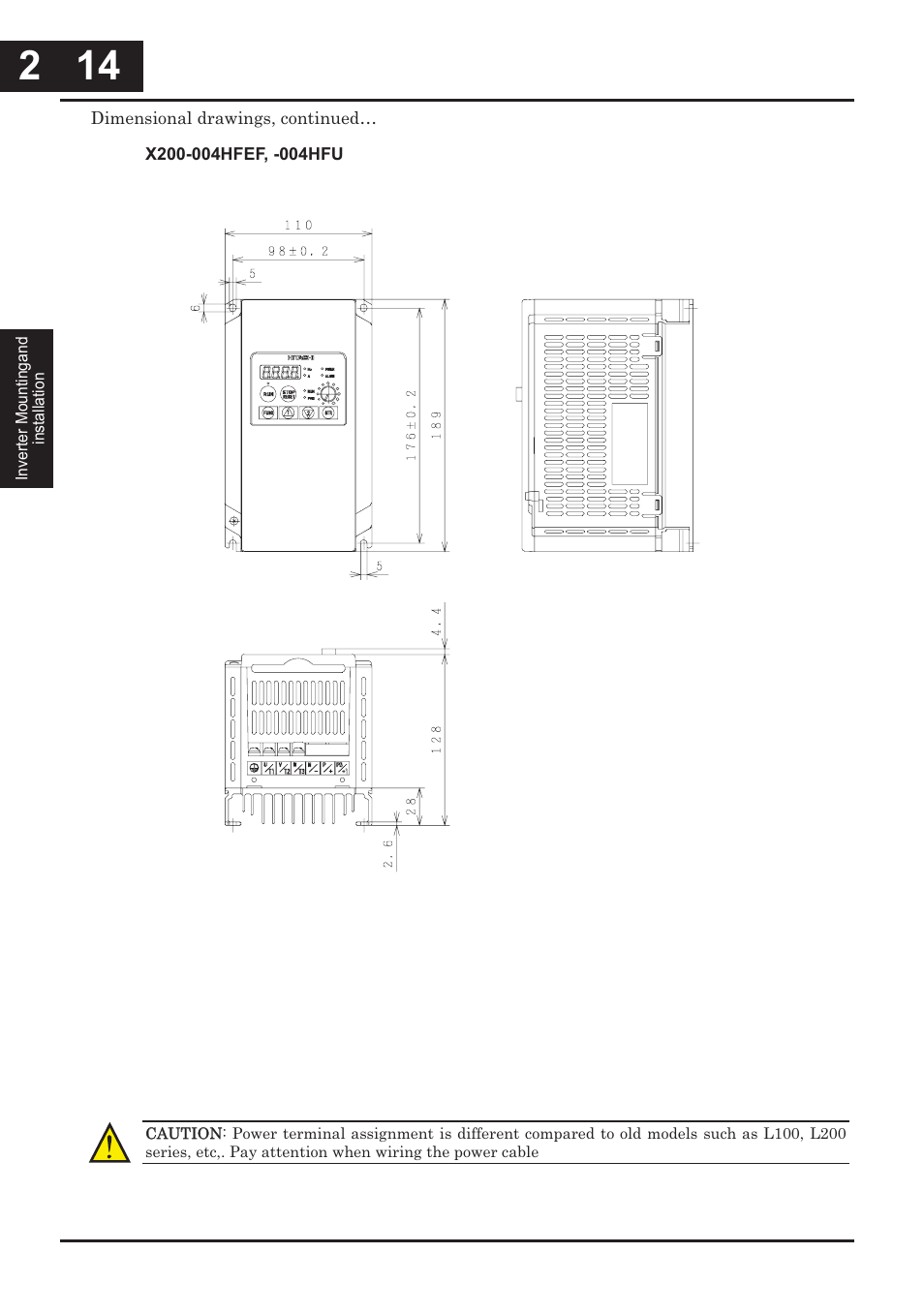 Hitachi CONVENTION 14 User Manual | Page 61 / 305
