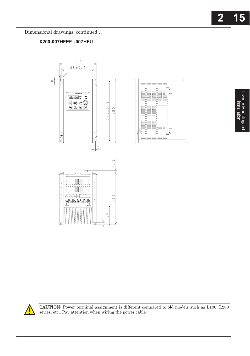 Hitachi CONVENTION 14 User Manual | Page 62 / 305