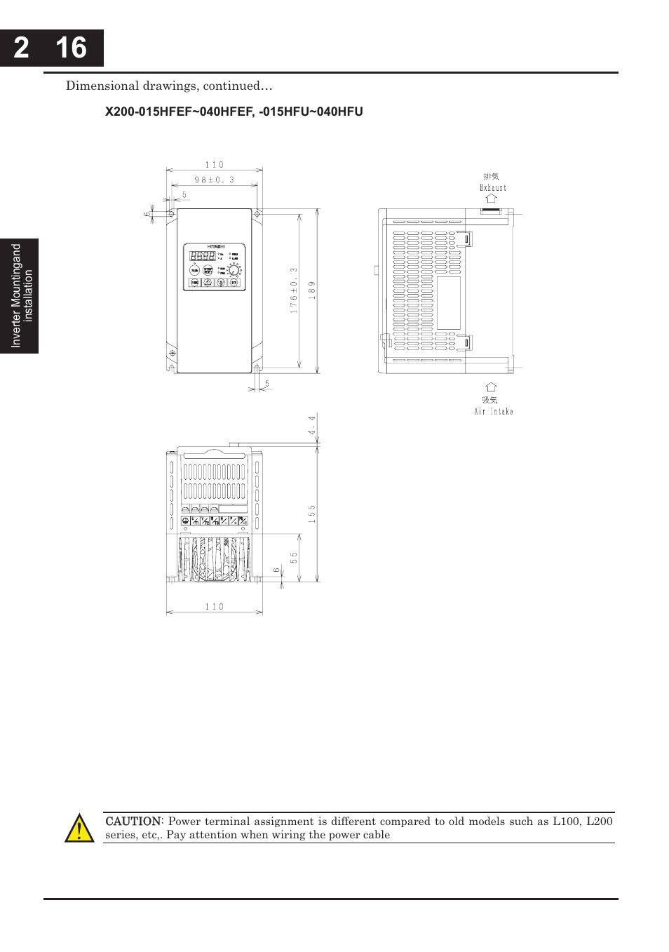 Hitachi CONVENTION 14 User Manual | Page 63 / 305