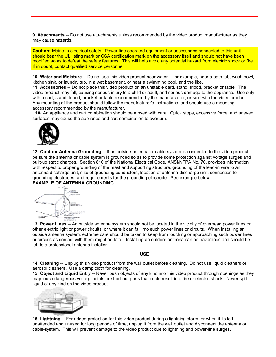 Hitachi VTFX-6400A User Manual | Page 6 / 39