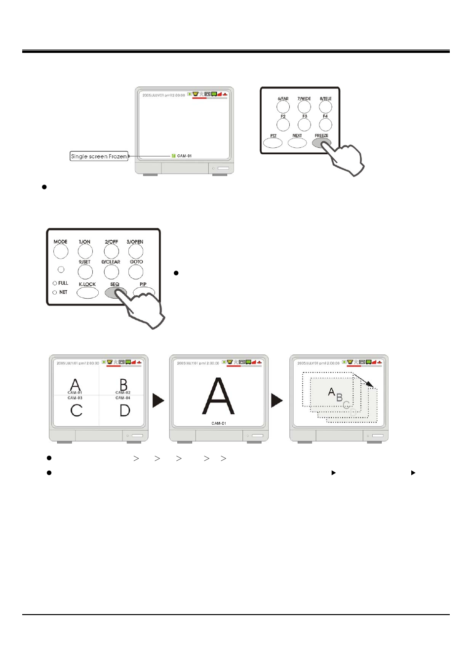 Jpeg2000 stand alone dvr user guide, 5 view in sequence | Hitachi JPEG2000 User Manual | Page 18 / 80