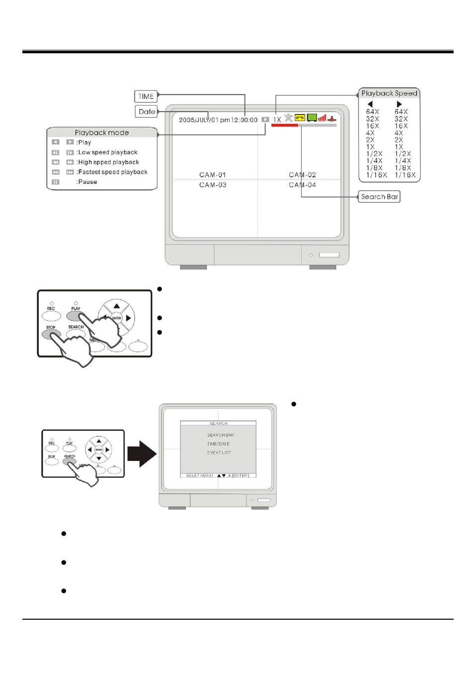 Jpeg2000 stand alone dvr user guide, 9 playback | Hitachi JPEG2000 User Manual | Page 21 / 80