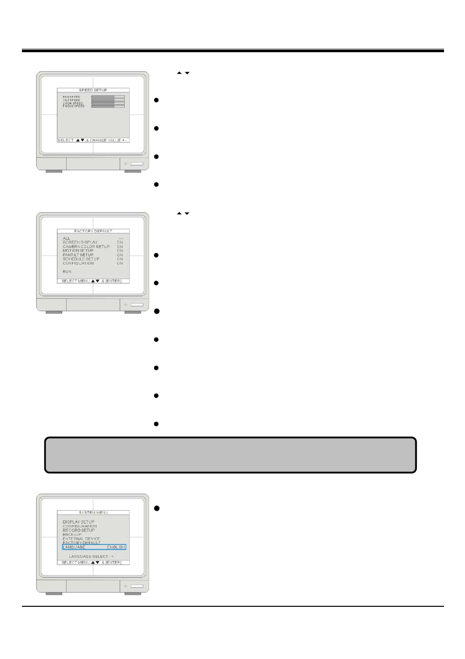 Jpeg2000 stand alone dvr user guide, 7 factory default, 8 language | Hitachi JPEG2000 User Manual | Page 42 / 80