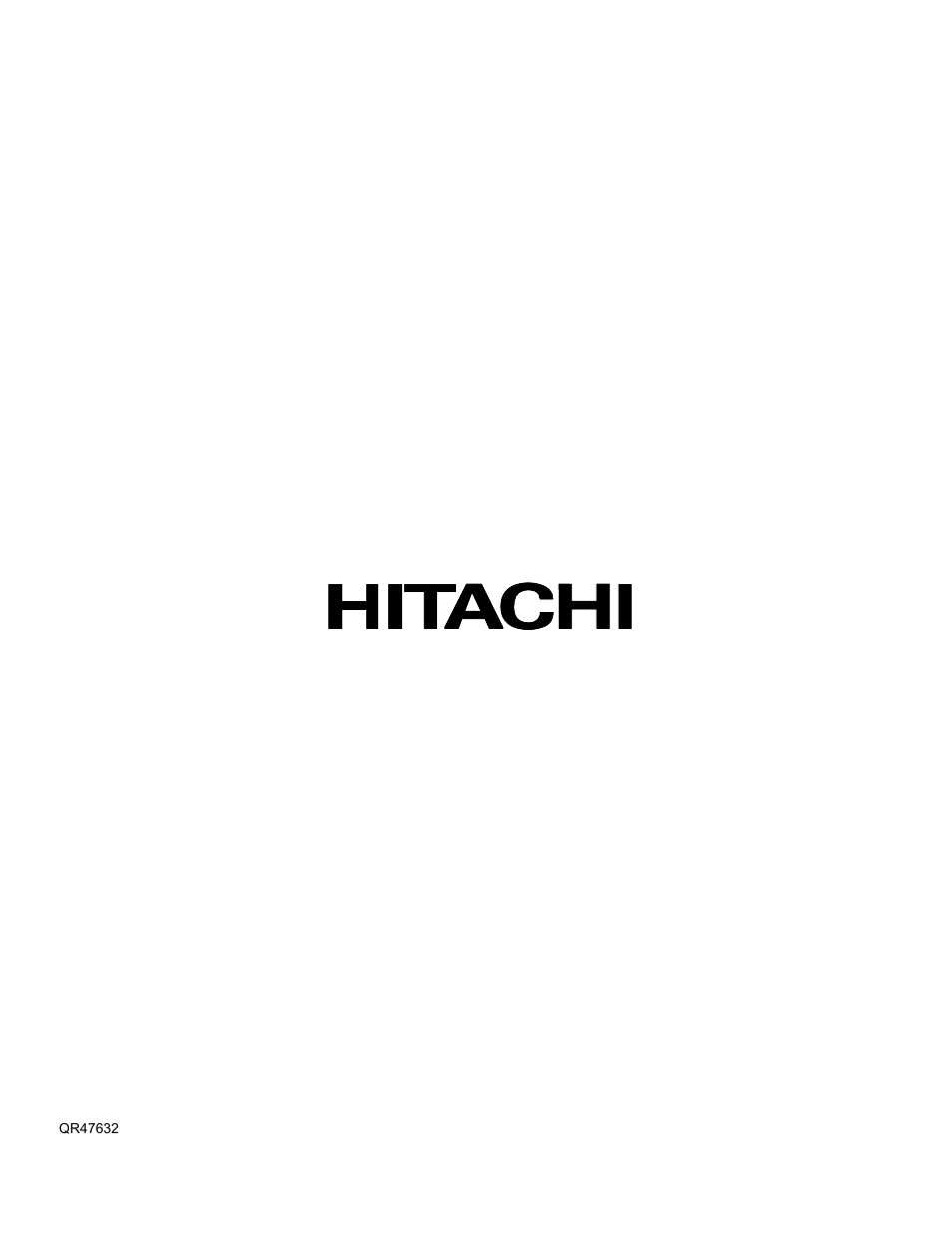 Hitachi 43GX10B User Manual | Page 60 / 60