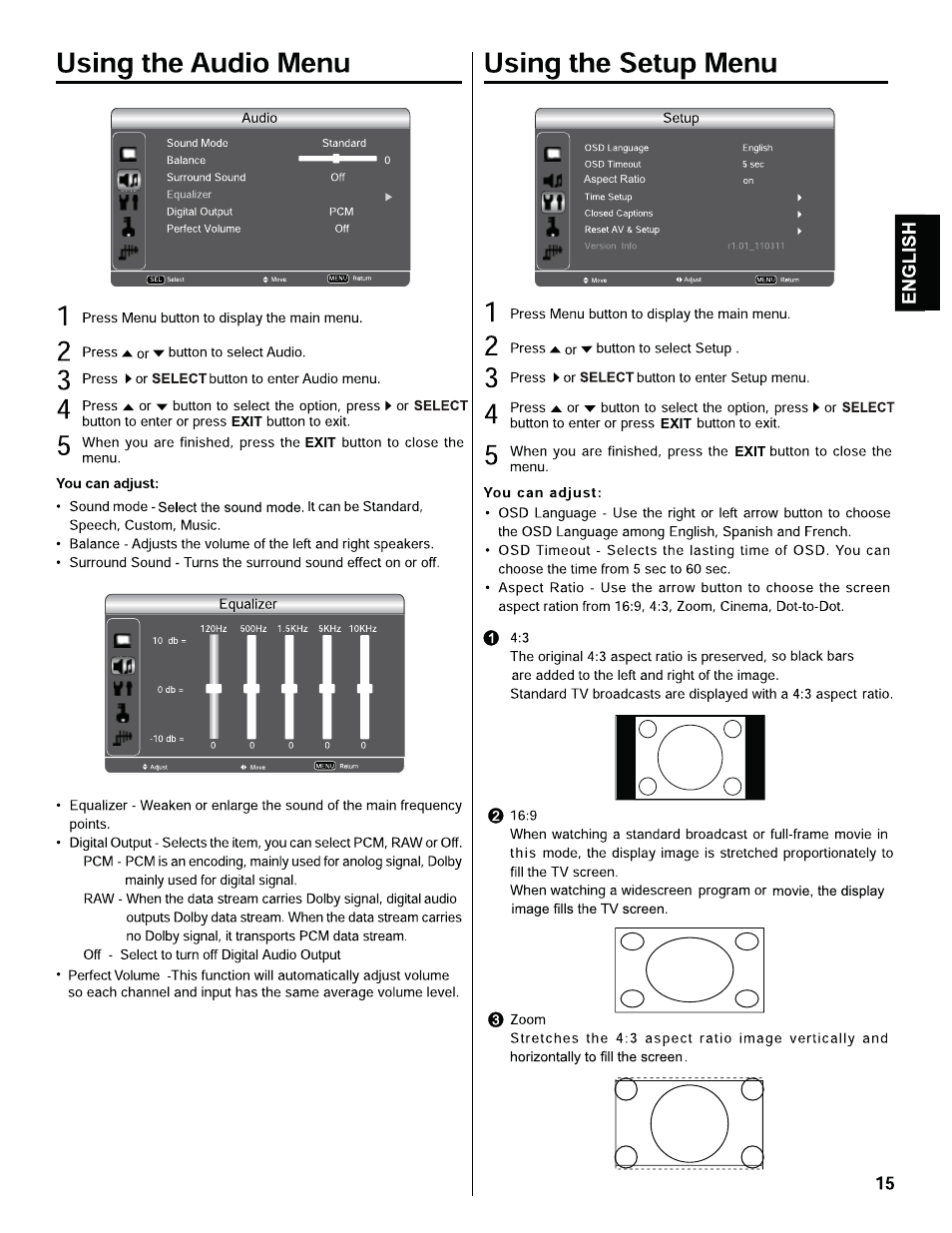 Hitachi L32C205 User Manual | Page 15 / 29