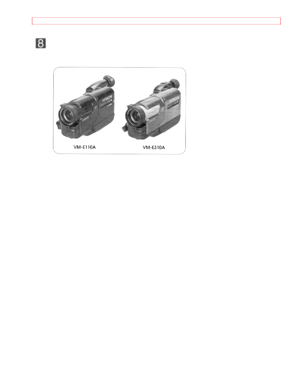 Hitachi VM-E310A User Manual | 66 pages