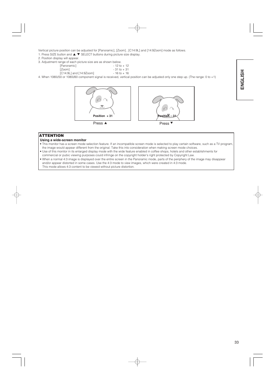 English | Hitachi 42PMA500 User Manual | Page 35 / 68